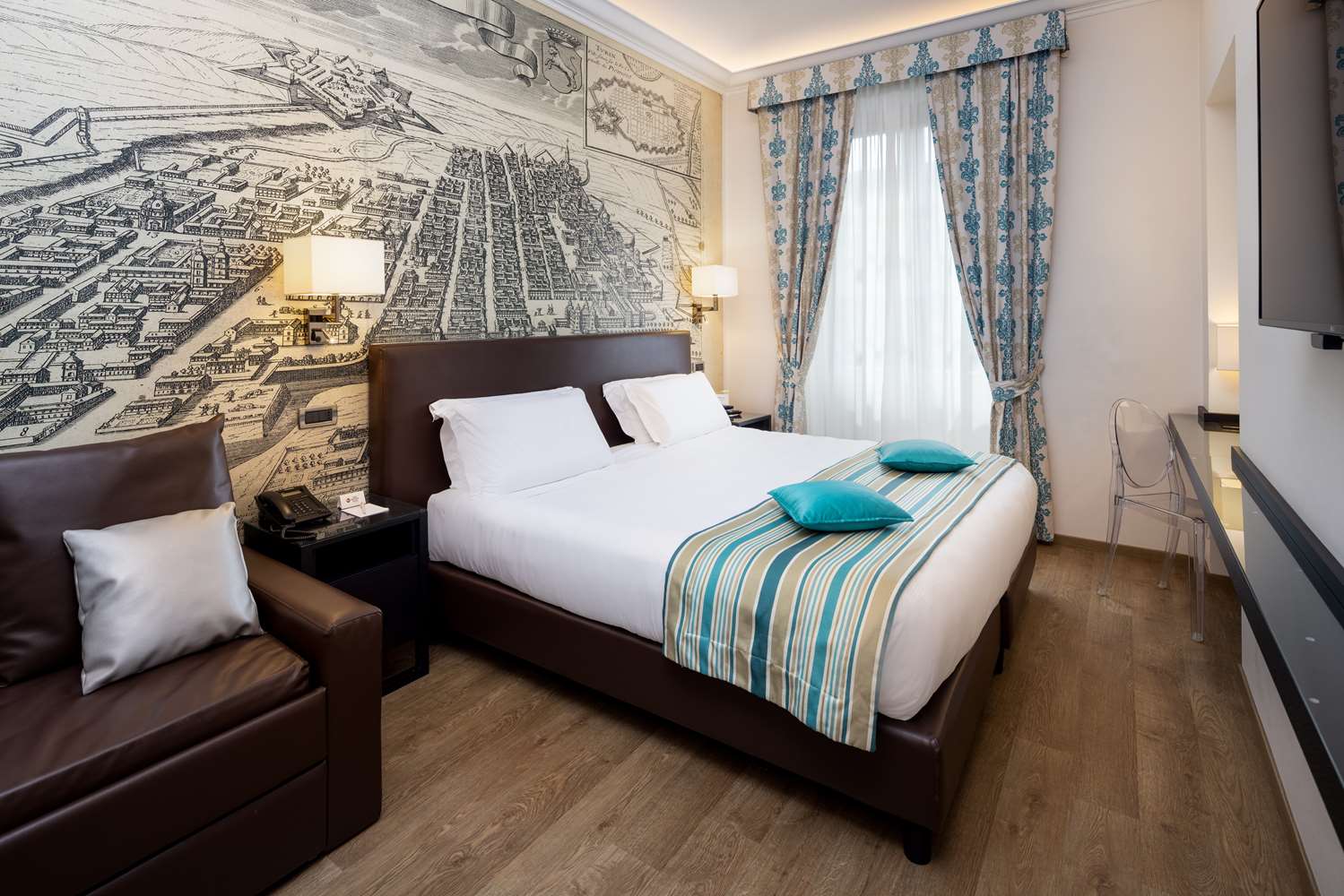 Camera Tripla Classic con Letto Queen e Letto Singolo